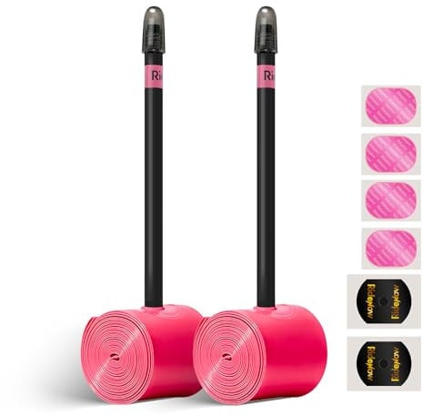 RideNow 19g TPU Schlauch Rennrad Kompatibel mit 700x18/23/25/28C, 2 Pack 700C 28 Zoll Ultraleichter Fahrradschlauch mit Presta Ventil 85mm