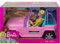 pour Barbie Buggy decapotable de Plage Rose + 2 poupées Mannequin - Voiture Tout Terrain 4x4 - Set véhiculé Jouet Fille avec 1 Carte Offerte