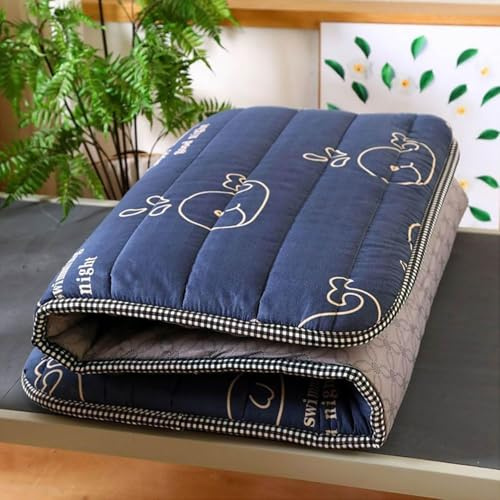 Faltbares Roll-Up Japanische Futon Matratze, 2 Personen, 2 Plätze, 1 Platz, Japanische Bodenmatratze, Weich und bequem(01,90X200cm)
