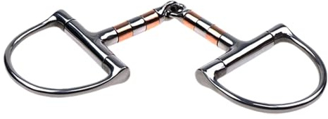 Horse Bit-Strong Bridle aus Edelstahl mit D-Ring, liegendes Mundstück für ausgewogene Kontrolle, professioneller Ringbiss für Pferdetraining, Wettbewerbe