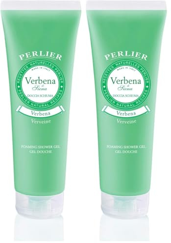 Perlier, Duschschaum Verbena-Duft, Schlauch 250 ml (Packung mit 2)