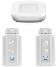 Homematic IP Heizkörperthermostat – Evo Set, Smart Home, digitaler Thermostat Heizung, Heizungsthermostat, Steuerung per App, Alexa & Google Home, einfache Installation, Energie sparen