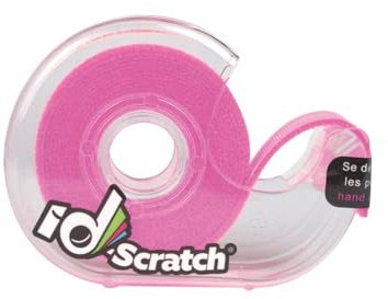 Patchsee ID-SCRATCH, vorperforiertes Befestigungsband für Kabel, Box, 2,0 m, Fluo Purple