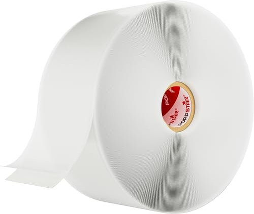 POPPSTAR Cinta de silicona autosellante, 11m x 50mm, cinta aislante y de sellado (agua, aire), transparente, 1 rollo