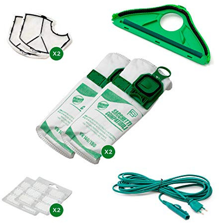 Piesseonline Kit Risparmio Folletto Vk 140 150 Sacchetti 12 Profumi 2 Griglie 1 Cavo alimentazione