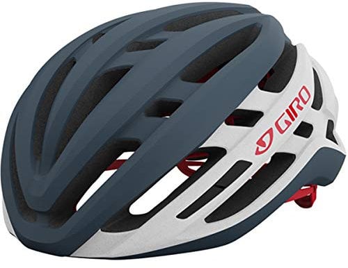 Giro Herren Agilis MIPS Helm, Matte Portaro Grey/White/Red, L