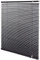 AQS INTERNATIONAL Easy Fit Multiple Size PVC Venetian Blind Drop 150cm Large Window Easy Fit Curtains Trimmable Shutters Twist Open Close Home Blinds (Black, 75cm Wide (29.5) x 150cm)