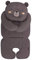 BabyMoor Baby Kühlkissen - Bear Liner Sitzpolster für Auto, Multifunktionaler Kinderwagen-Einsatz, atmungsaktives Kissen für Säuglinge, Kissen mit Nackenstütze, Braun