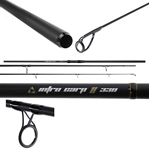 Mikado Canna da Pesca alla Carpa in 3 Pezzi Intro Carp II 13FT (3,9m)/3,0LB Carp Rod
