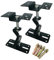 Howonder SPS-506D Supports pour Haut-Parleurs Au Plafond - Compatibles Avec La Plupart Des Modèles 8 10 12 15 - Jusqu'à 100lbs (2 Packs Noirs)