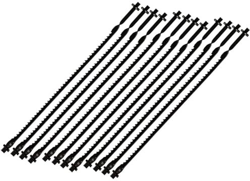 12pcs de scie à chantourner Lames Épinglé Bois de Coupe for Dremel Moto Saw (Taille : Side Cutting)