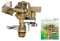 Pluvia aspersor Laton Sectorial 1-2 Macho x3an