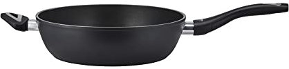 MEISTERKOCH Premium Bratpfanne 28 cm Ø | 7,5 cm hoher Rand, Induktion, Antihaft, mit Soft-Touch Griff | 3,5l Volumen | Profi Pfanne aus Alu mit ILAG-Antihaftbeschichtung, spülmaschinengeeignet
