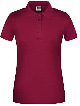 James & Nicholson Damen Bio Workwear Polo - Leicht tailliertes Poloshirt für Beruf & Freizeit