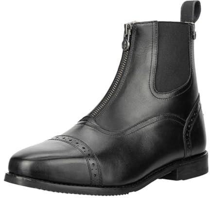SUEDWIND FOOTWEAR Florentina FZ Merino Stiefelette - Italienisches Rindsleder – Winterschuh mit Lammfell - Karreeleisten - Fellsohle - Handarbeit - Schwarz 38