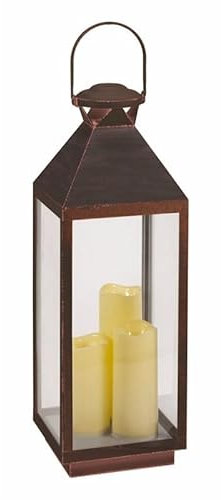 Smart Garden Outside in Copper Oslo Lantern