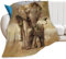 Afrika Tier Kuscheldecke Flauschig Decke 150x200cm, 3D Afrika Tier Fleecedecke Weich Sofadecke Warm Bettdecke Decken Wohndecke Tagesdecke Sofaüberwurf Schlafdecke Couchdecke Bettüberwurf,A1254
