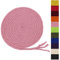CAMAL Corde Coton Cordon 8mm Fil Macramé Grosse Decoration Corde Epaisse Cordelette Tressée pour Bricolage, Décoration Murale, Suspension de Plantes, Jardinage (8mm x 3m, Rose)