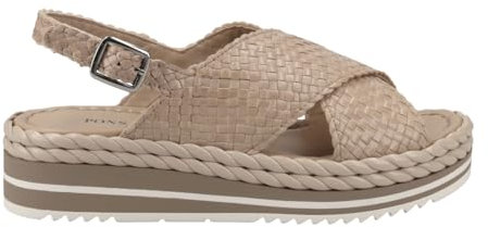 Pons quintana Sandalette 9783.T00, gelocht/geflochten, Beige, Damen EU 40
