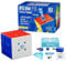 Moyu RS3M V5 2023 Magnetic Dual Adjustment 3x3 SpeedCube, Professional 3x3 Puzzle Stickerless RS3M V5 Magnetic Master Cube (Magnetic Dual Adjustment) Gift for Speed Cuber