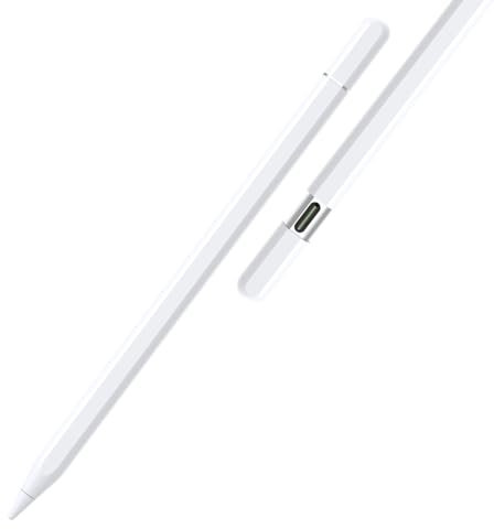 Bolvunes Stift für iPad Pencil (USB C), Stylus mit magnetischer kabelloser Aufladung und USB-C Schnellladefunktion Stylus Pencil für Mini 7/6/5,Air 5/4/3, Pro,iPad 10/9/8/7/6 Gen