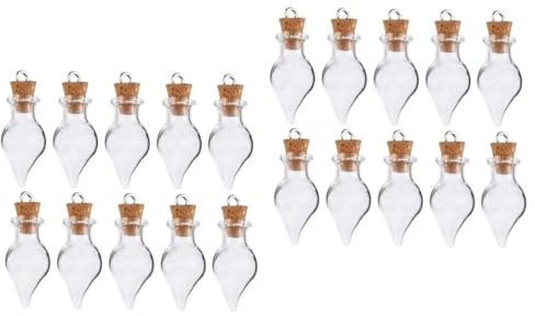 Cabilock 60 Piezas botella de los deseos mini botellas de corazón dispensador de fórmula water bottle garrafa botella de deseo con forma de de agua pequeñas botellas de los deseos