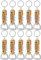 10pièces Décapsuleur en bois multifonctionnel personnalisé pour les fêtes de mariage, cadeaux de mariage pour les invités, porte-clés décapsuleur gravé.