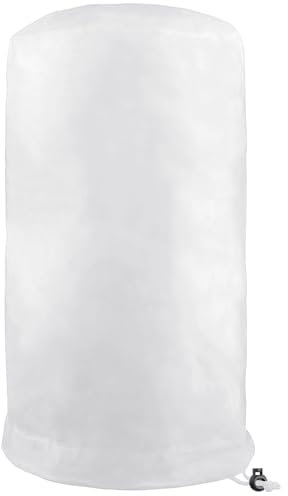 Protection d'hiver pour Plantes 60x80cm Protection d'hiver Voile Hivernage Plante Exterieur Housse Plante Exterieur Réutilisable avec Cordon Serrage Idéale pour Plantes pot Protection Contre Gel