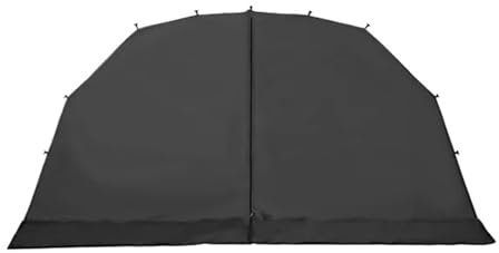 QIUYMGFG Ice Fishing Shelter Outdoor Camping Dome Tent Large Round Canopy Silver-coated Garden Awning Family Picnic Pergola Tent Shelters(L cloth 2pcs)