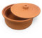 Vienberg Güvec - Pentola in terracotta con coperchio per cucinare, diametro 27 cm, 5 litri, rotonda, adatta al forno, tencere Tajine Tapas