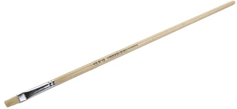 Pinceau n°12 avec Manche en Bois, idéal pour Les détails précis de la Peinture et de l'artisanat.