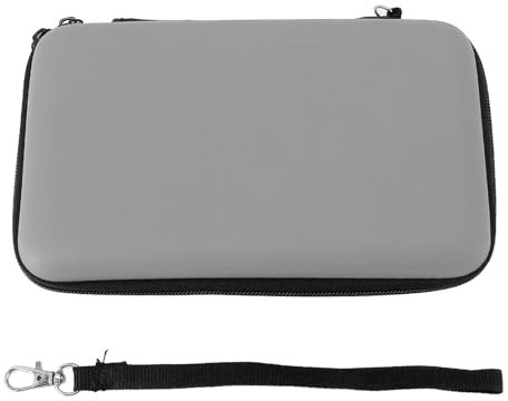 Culnflun Tragetasche, Hard Shell Protective Travel Tasche, Schutztasche mit 8 Spiele Slots und Zubehörtasche, für 3DS XL NEU 3DS XL NEU 2DS XL GPD 5.5 Zoll Tablet (Silber)