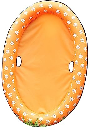 Flotteur de natation gonflable pour chien pour chiot, jeu de fête, grand flotteur de natation pour lac, rivière, piscine, radeau pour animaux de compagnie