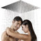 Rociador Lluvia de Acero Inoxidable 40 x 40 cm Gran Cuadrado Ultrafino Duchas Fijas