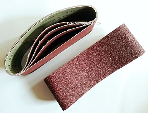 10 x K60 de tissus Taille Bandes abrasives pour ponceuse à bande 75 x 533