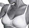 GIOS Reggiseno Cotone Aroma (6, Bianco)