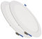 LED ATOMANT Pack 2x Downlight LED Panel Extraplano Redondo 220mm 20W, 1800 lumenes, Color Luz Fria (6500K), Corte estandar 200mm, Driver incluido