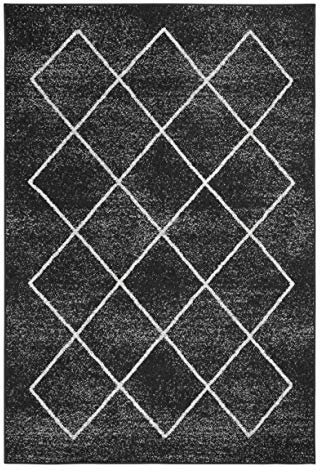 Webteppich Bolonia Ornament-Muster Läufer modern Polypropylen Öko-Tex 100 Teppich in anthrazit, 120 cm x 170 cm