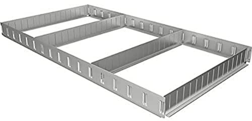 ViGOR Trennblech Satz Series XL V6688-XL | Alle vier Einteilblech-Größen kompatibel mit dem Trennblech Satz | Feuerverzinkte Oberfläche verhindert Rostbildung