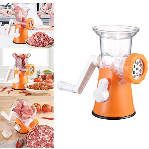 Picadora de carne manual de cocina, carne, vegetales, ajo, fruta, procesador de alimentos, fácil limpieza