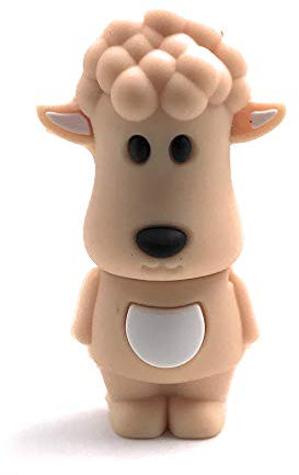 Onwomania Schaf Lamm Schafbock weiß USB Stick USB Flash Drive 32GB USB 2.0