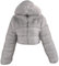 Damen Winter Elegant Kurz Faux Fox Pelzjacke Pelzmantel Langarm Gefälle Parka Cardigan Mantel Kunstfell Jacke Kapuzenjacke Ben XL