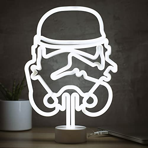 Original Stormtrooper Neon Tube Light LED Schild, weiß STMTRPTL