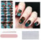 20 Stickers Halloween Nail Wraps Adhesive Nail Art Stickers,Full Wraps Self-Adhesive Gel Sticker for Women Girl Halloween Party Nail Decor HOINCO