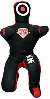MMA Grappling Dummy BJJ Jiu Jitsu Hände vorne Judo Boxsack Wrestling Dummies (sitzend 152,4 cm) – ungefüllt