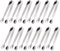 Eiszange Set, 12 Stück Edelstahl Zuckerzange Eiswürfelzange Salatzange Gebäckzange Süßigkeiten Candy Bar Clip Servierzange Küchenzange für Hochzeit Party Bar Büfett Grill Picknick (12 PCS)