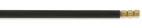 Verdrahtungsbrücke, 6mm², 123mm, 2 Aderendhülsen, schwarz