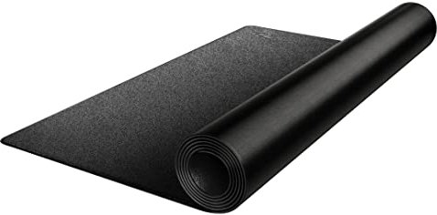 Peloton Bodenschutzmatte, Unterlegmatte, Fahrradmatte, rutschfest, passend für Peloton Bike und Bike+, 182,9 x 91,4 cm, 4mm Dicke, Schwarz