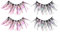 2 Paar Gefälschte Wimpern Lashes Girls Glitzer Wimpern 3D- Effekt Faux Wimpern Fluoreszenz Faux Wimpern Mädchen Wimpern Erweiterungen für Festival Cosplay