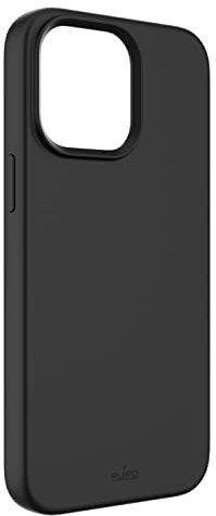 Puro Schutzhülle aus Silikon, kompatibel mit Apple iPhone 14 Pro Schwarz